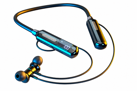 Neckband Earbuds with Step Counter