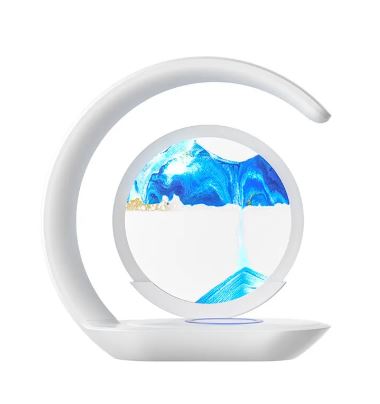 LED Wireless Charging Sand Art Desk Lamp