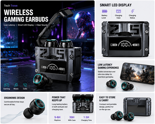 Wireless Gaming Earbuds